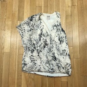 HAUTE HIPPIE one shoulder blouse